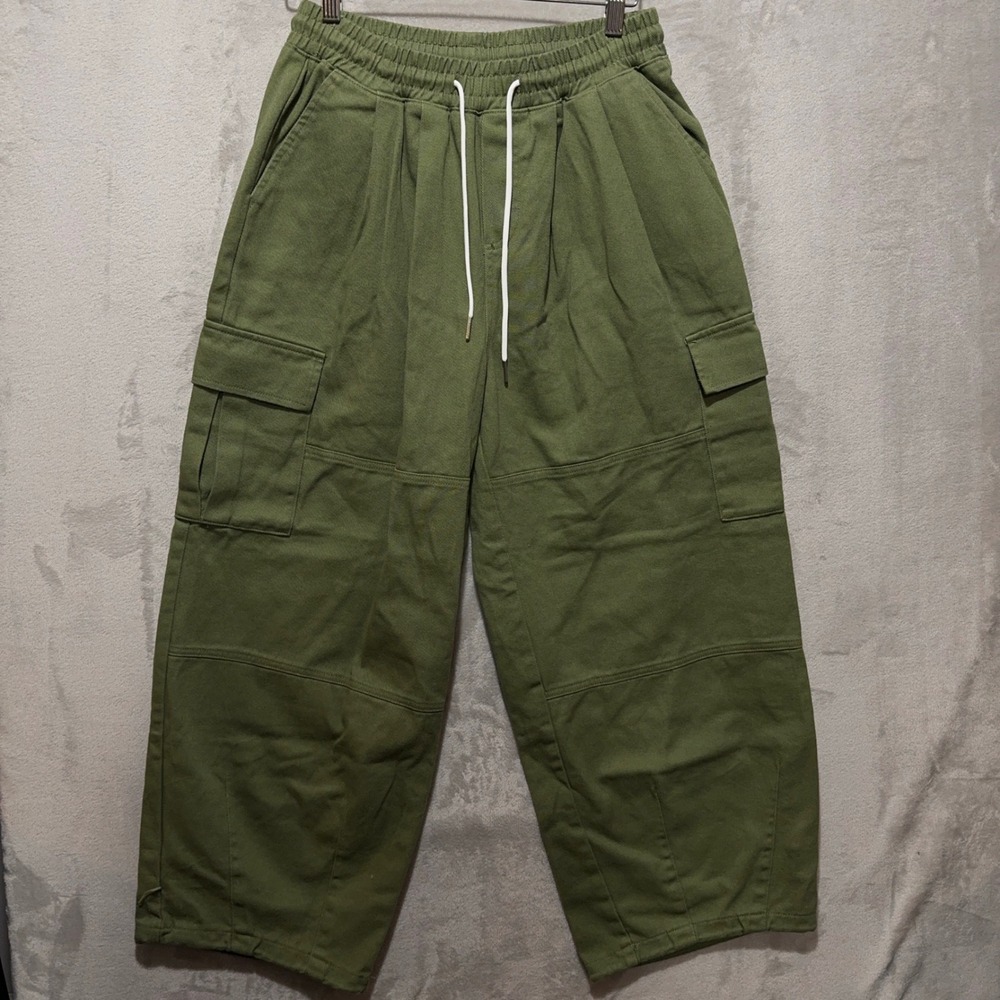 BDG Urban Outfitters Green Wide Leg Cargo Pants Womens Medium OB2139981